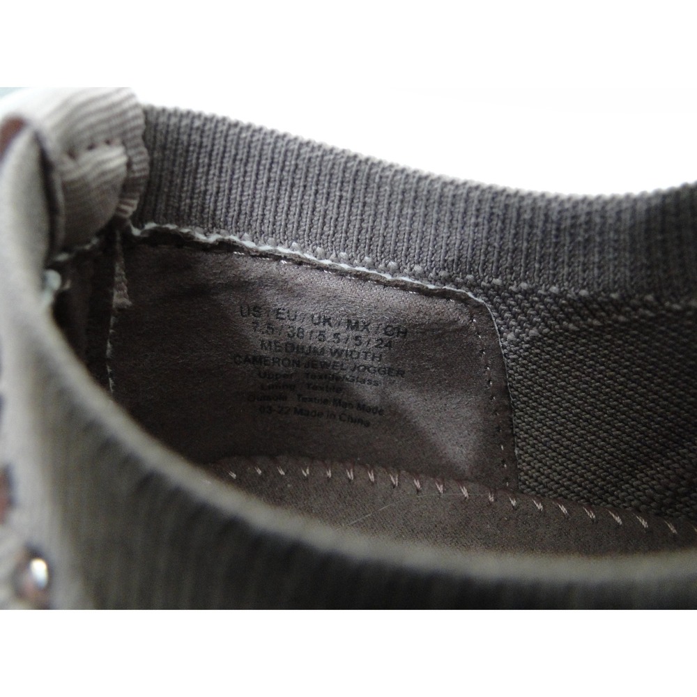 Kenneth Cole Reaction Cameron Jewel Jogger Mauve Rhinestone Slip On Sneakers 7.5 - Picture 14 of 14